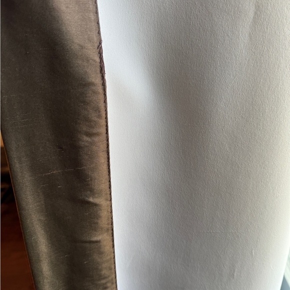 Dupioni Silk Drapery Panels - each 84” wide x 100” tall - fully lined. Blackout - Picture 4 of 5
